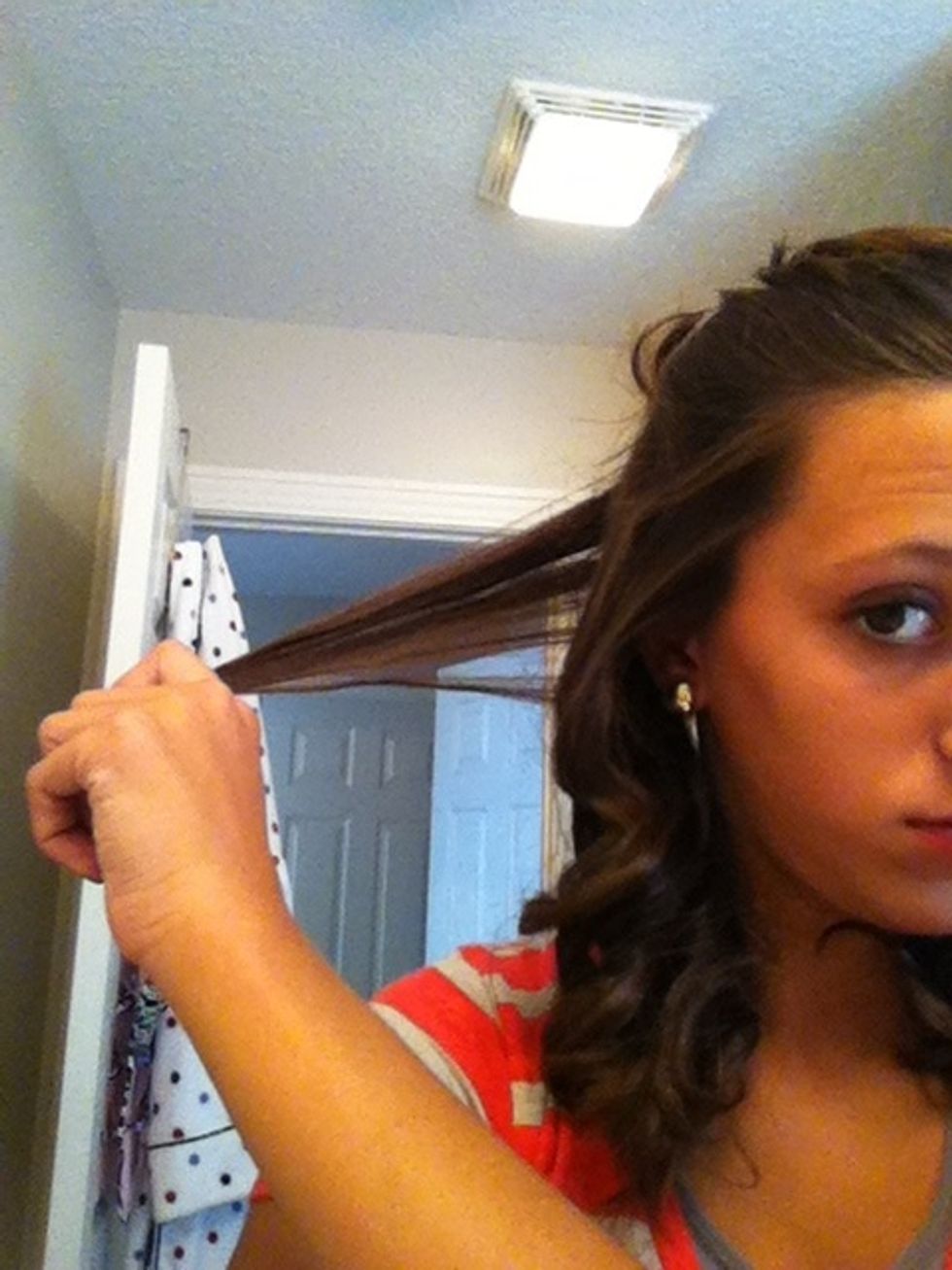 Then you can do the back of your hair as a side piece :D