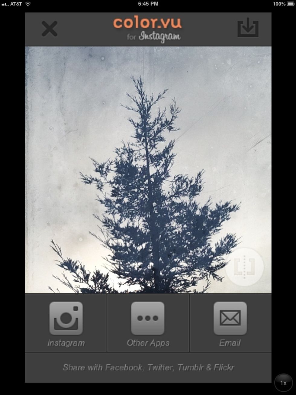 Then you can put it on Instagram and you are done