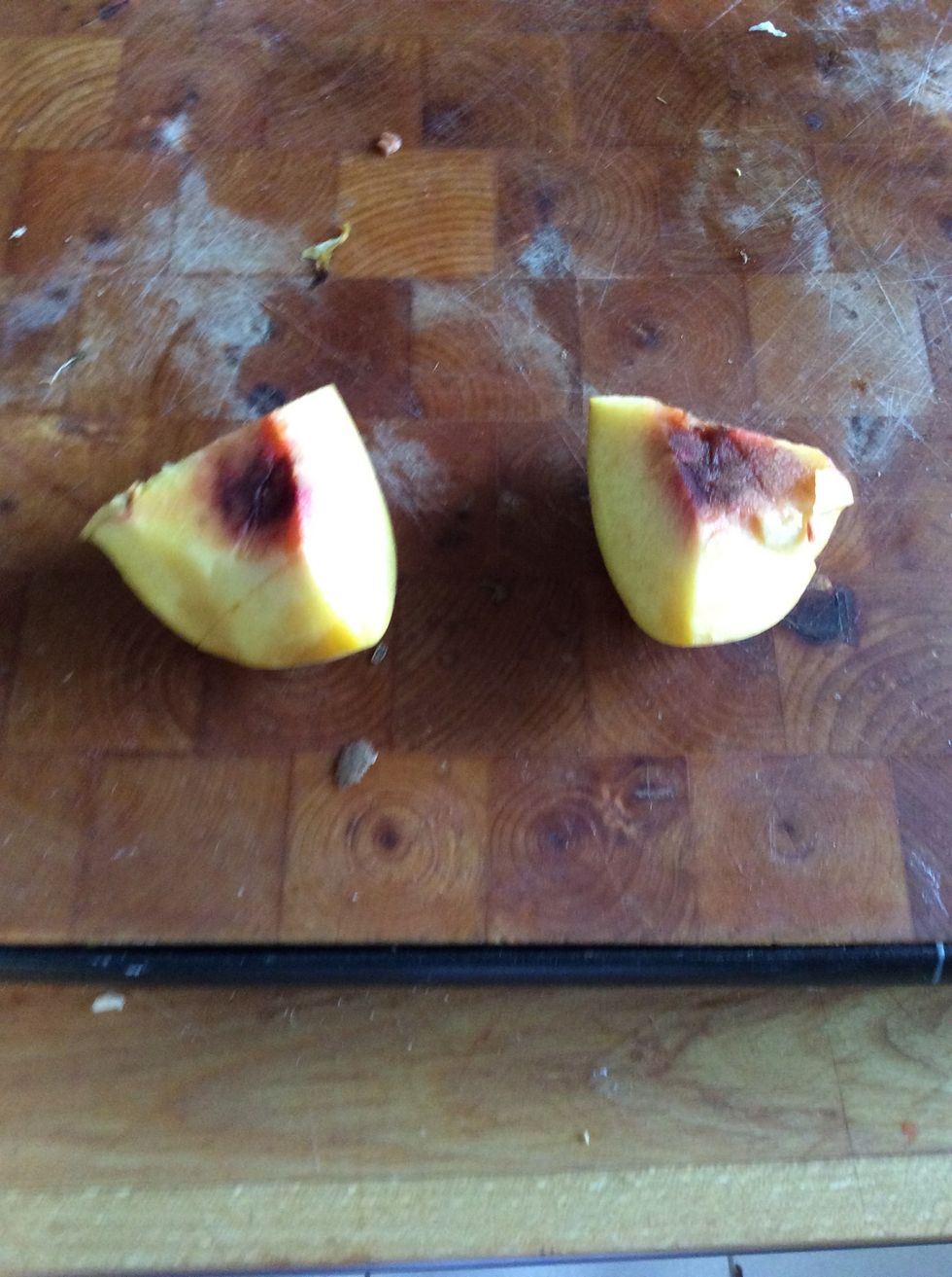 Then , you cut it in half again to make your shape