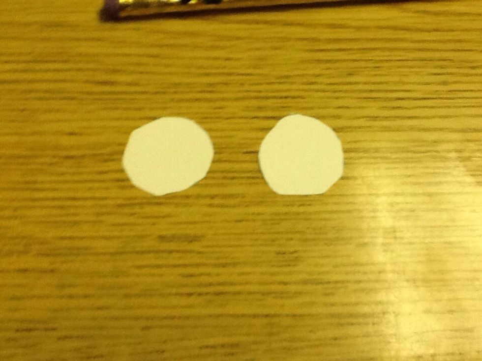 Then you cut them out.