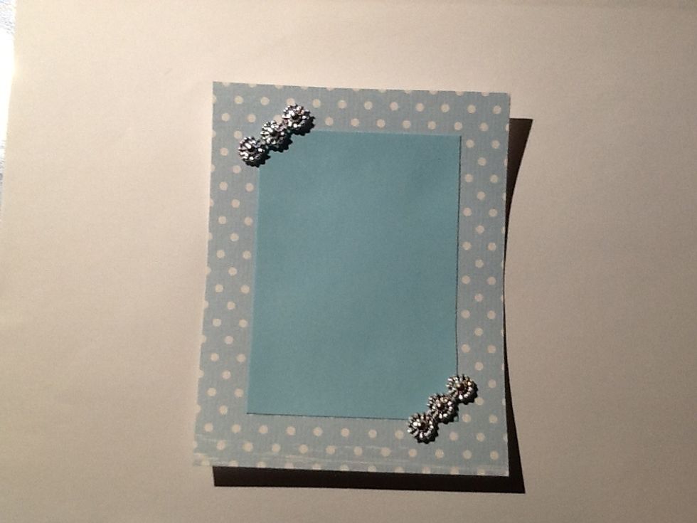 Then you decorate the card with details.