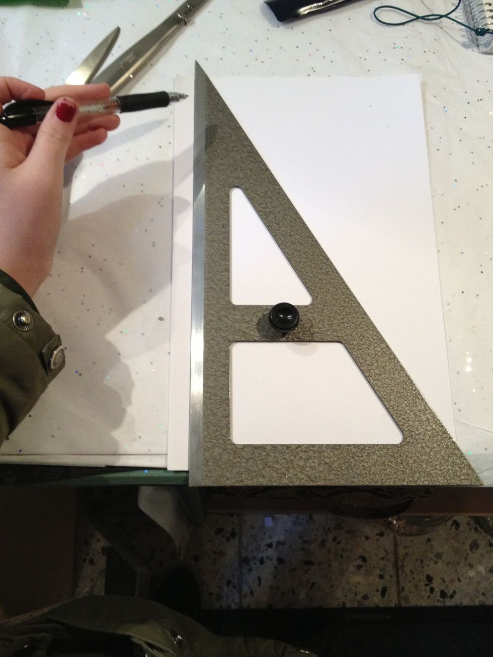 Then you draw a Line