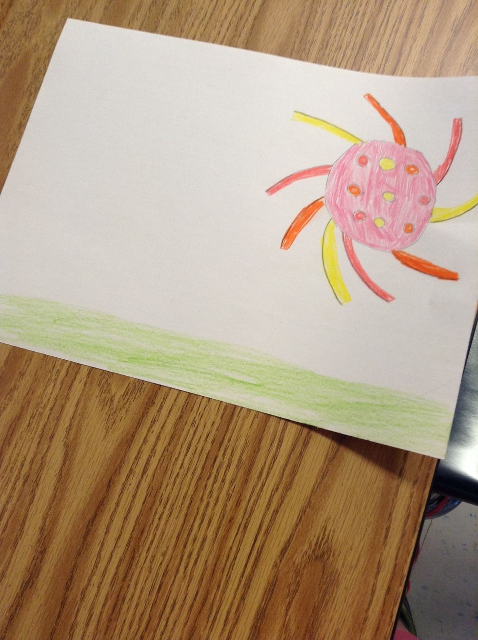 Then you, get a green and make some grass.