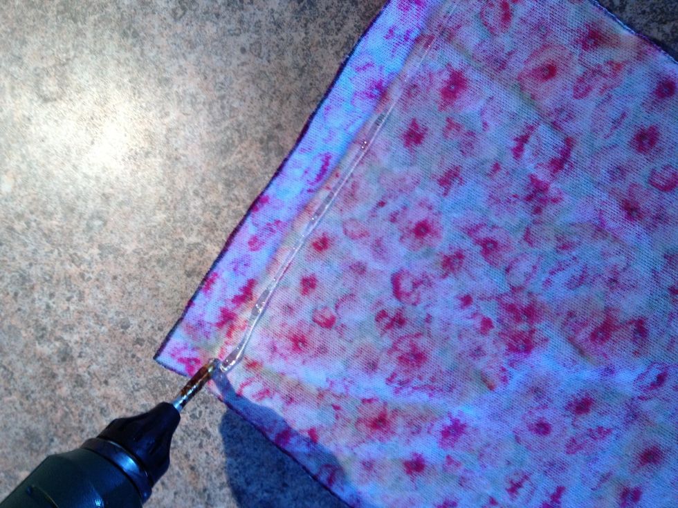 Then you glue the sides together like this!