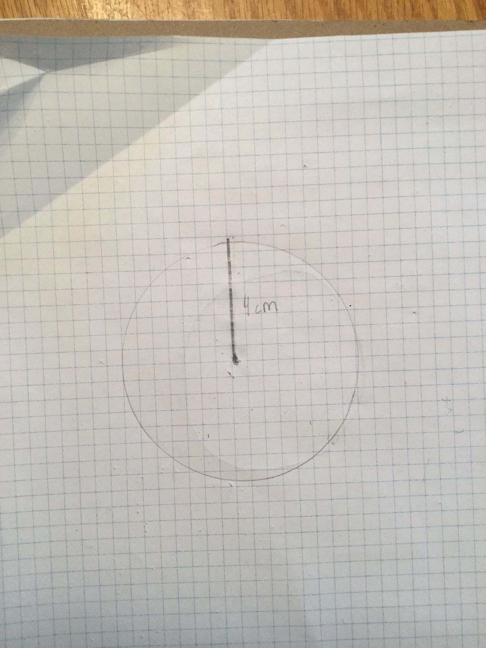 Then you have the radius of the circle!