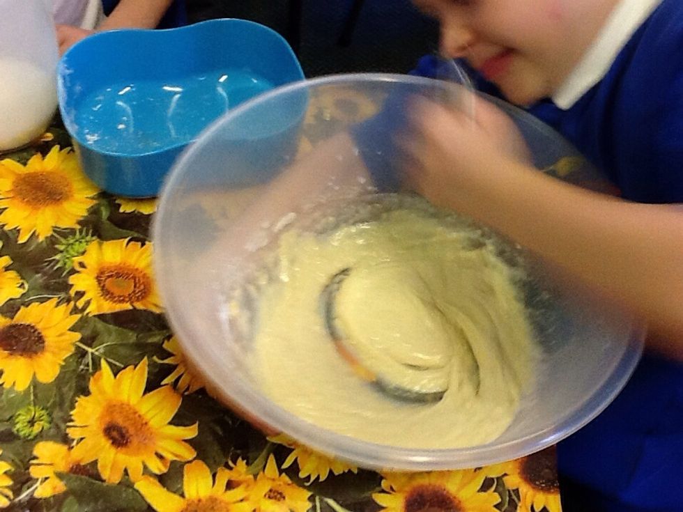 Then you have to whisk again.