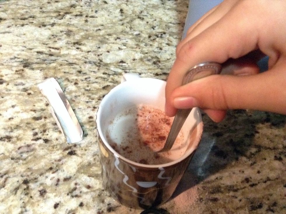 Then you mix it together