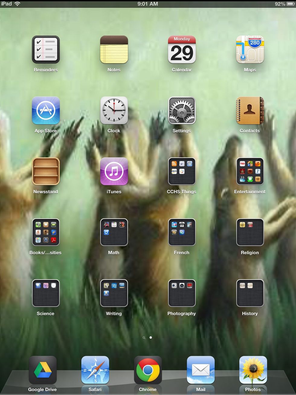 Then you need to go to the settings app