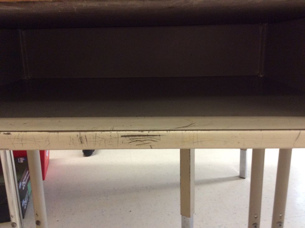 Then you take out any thing out of your desk