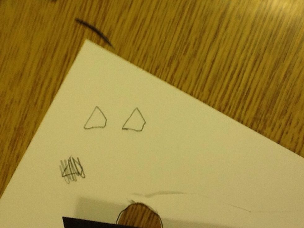 Then you trace the tooth but you have to trace the tooth two times.