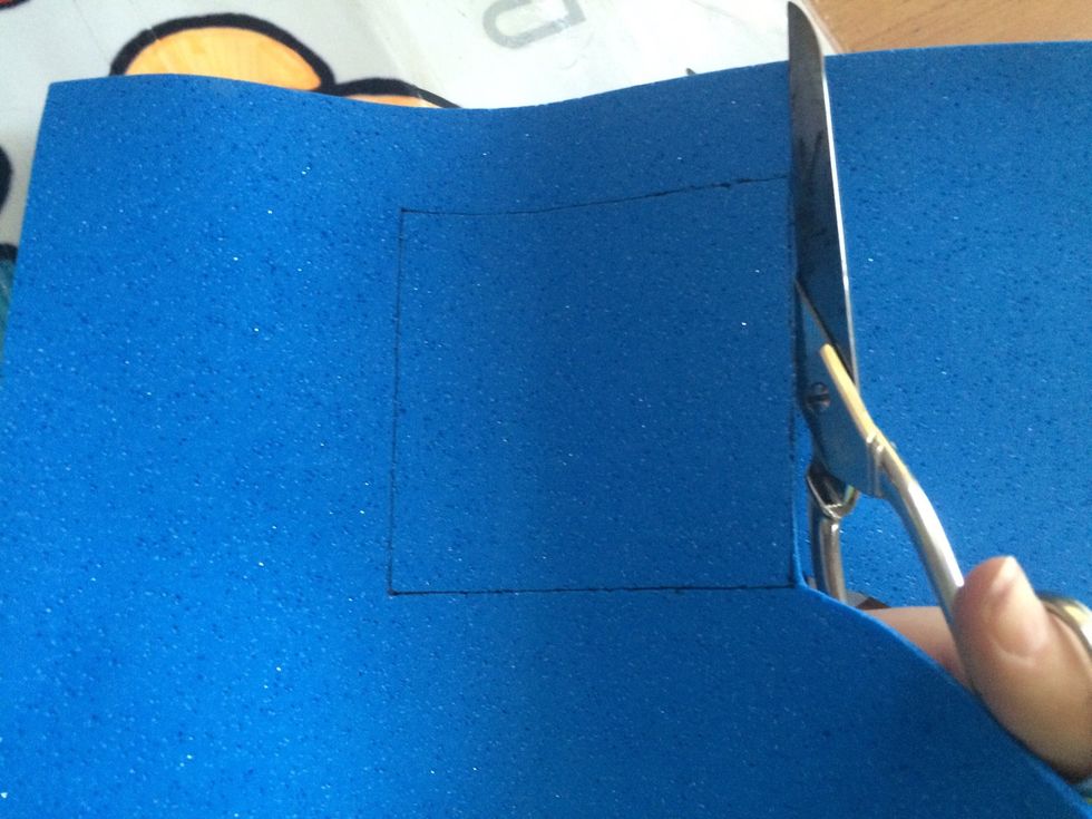 Then you want to cut out the shape