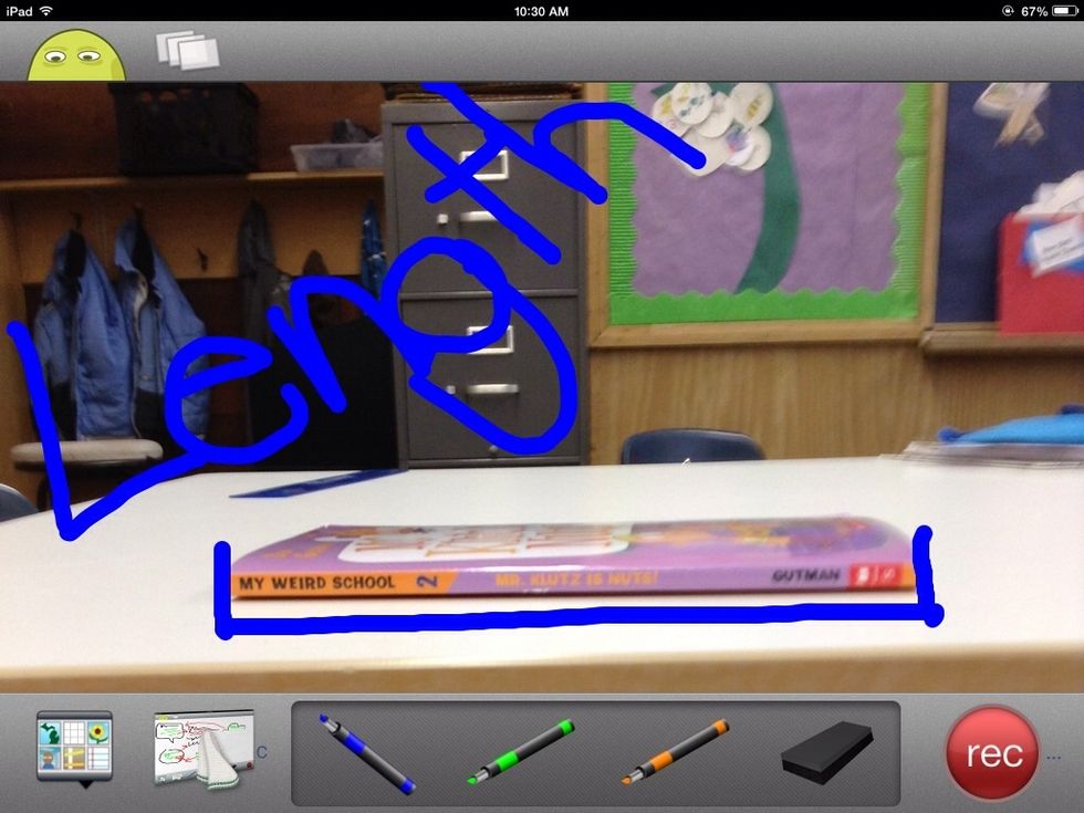 Then you will find you length.