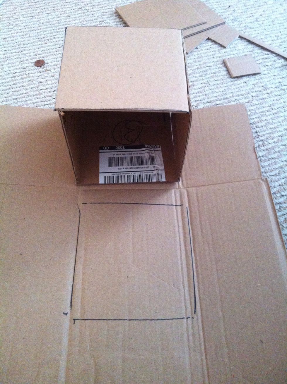 Then you will get the measurement for the lid.