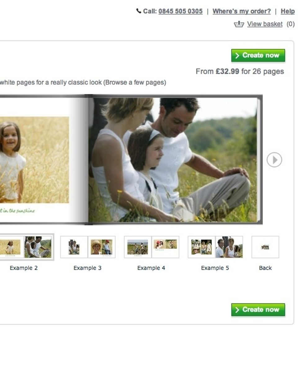 Then, you will have a choice of themes. Choose your favourite and click 'Create Now'