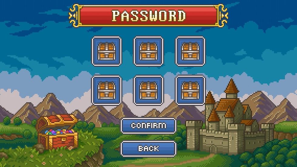Then you will see this, so tap on the chests a certain order of times to type in the pass codes right now I will show you 3: