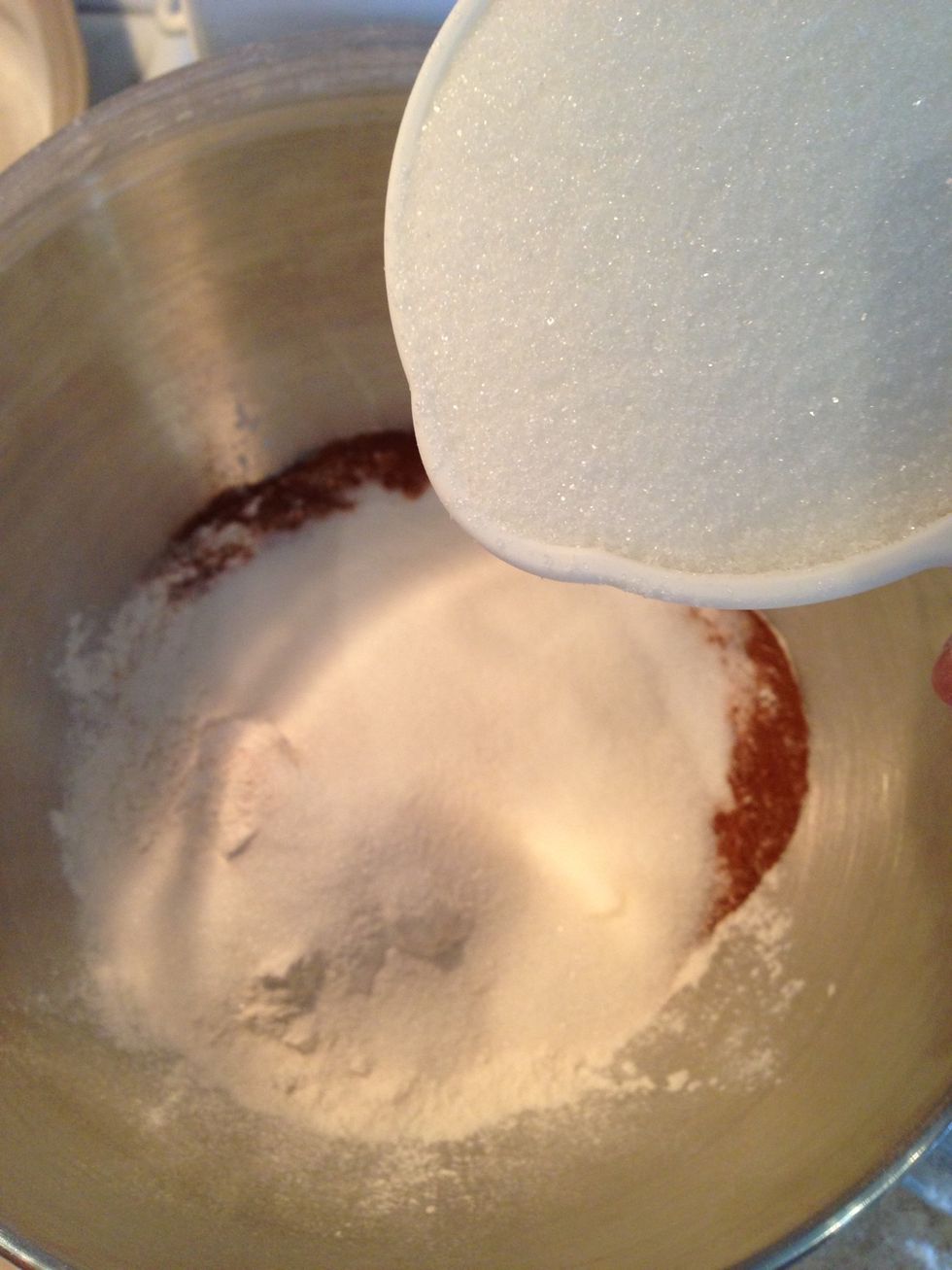 Then your granulated sugar.