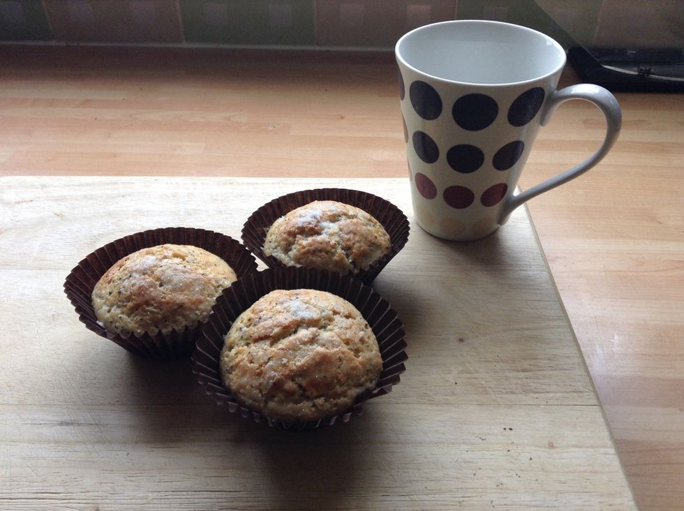 Then your left with the best muffin perfect with a cuppa or a tea time treat enjoy!!!!!