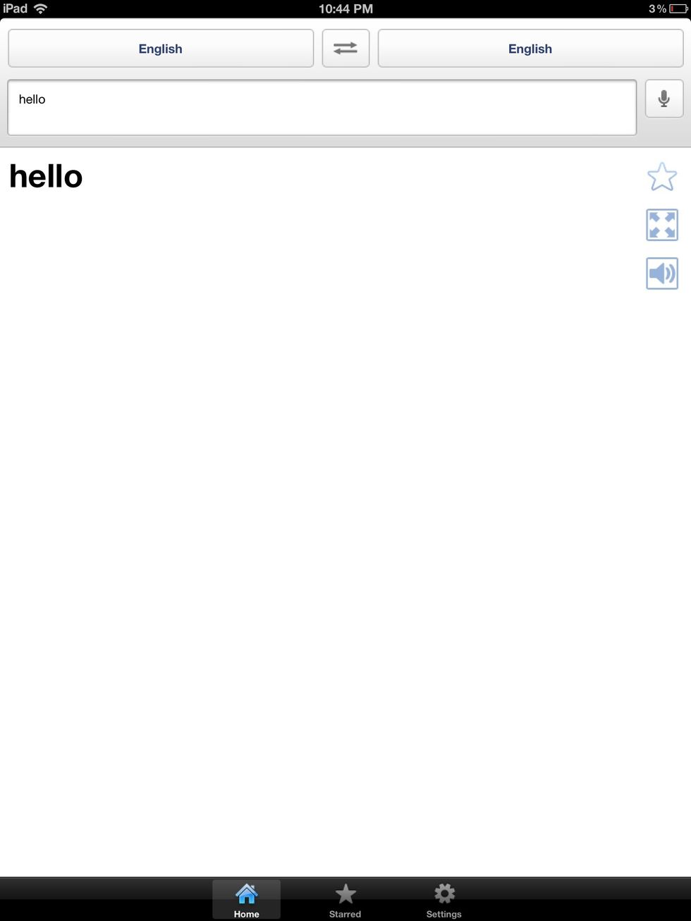 Then your speech will turn into text