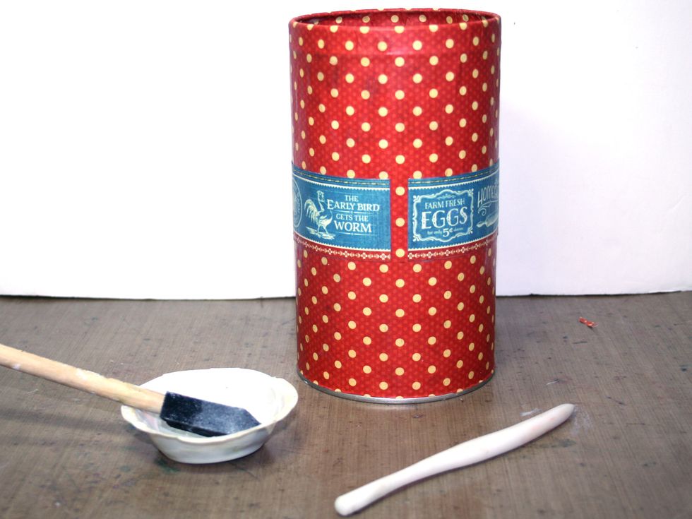 Ther will be a small gap if you use the same can I used.  Not to worry, we're going to cover that.