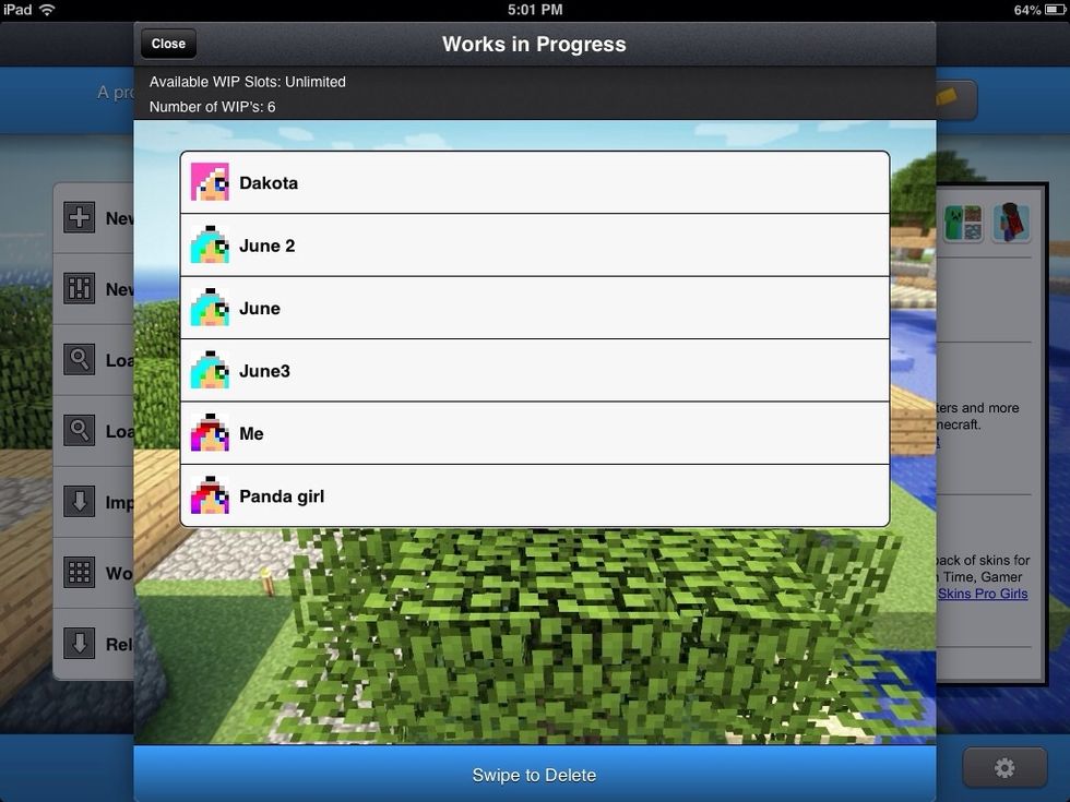 There all my skins