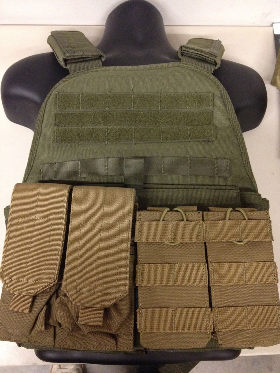 There are all sorts of mag pouches for different types of mags so you can customize your gear (which is why MOLLE is so popular). We have a couple types of M4 mag pouches shown.