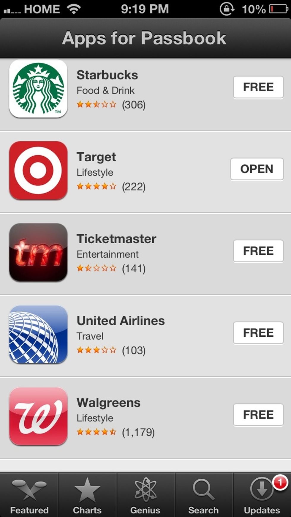 There are plenty of Apps that use Passbook in a unique way. For example, Walgreens allows you to hold your Walgreens loyalty card in Passbook. Go exploring and enjoy using Passbook!