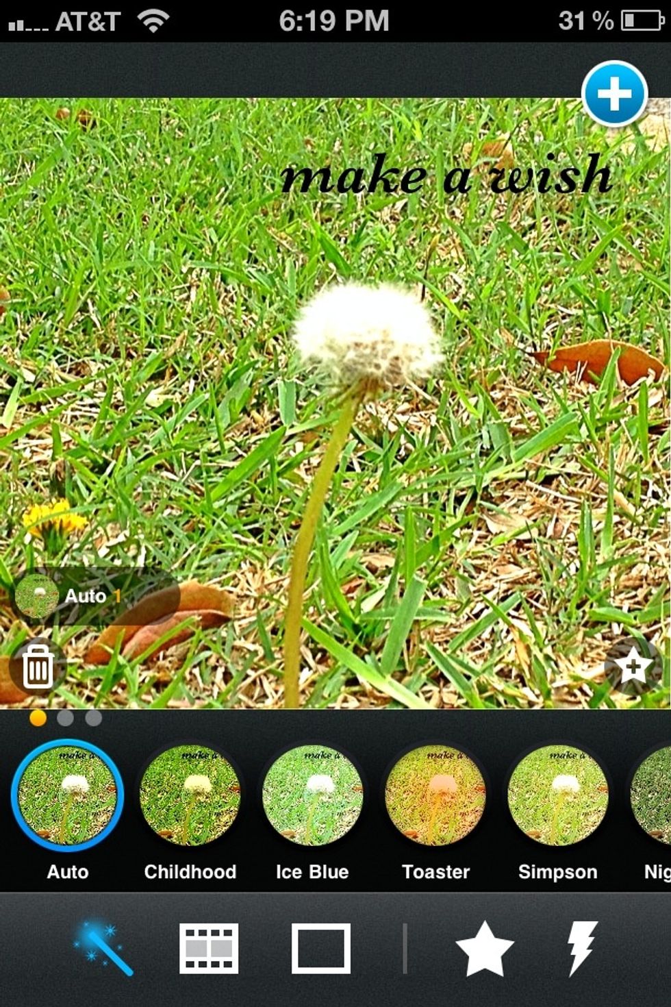 There are tons of effects everywhere but try to stick to the more neutral ones and stay away from the bizarre effects. This is an example of good effect use. I am now using the app Pix.