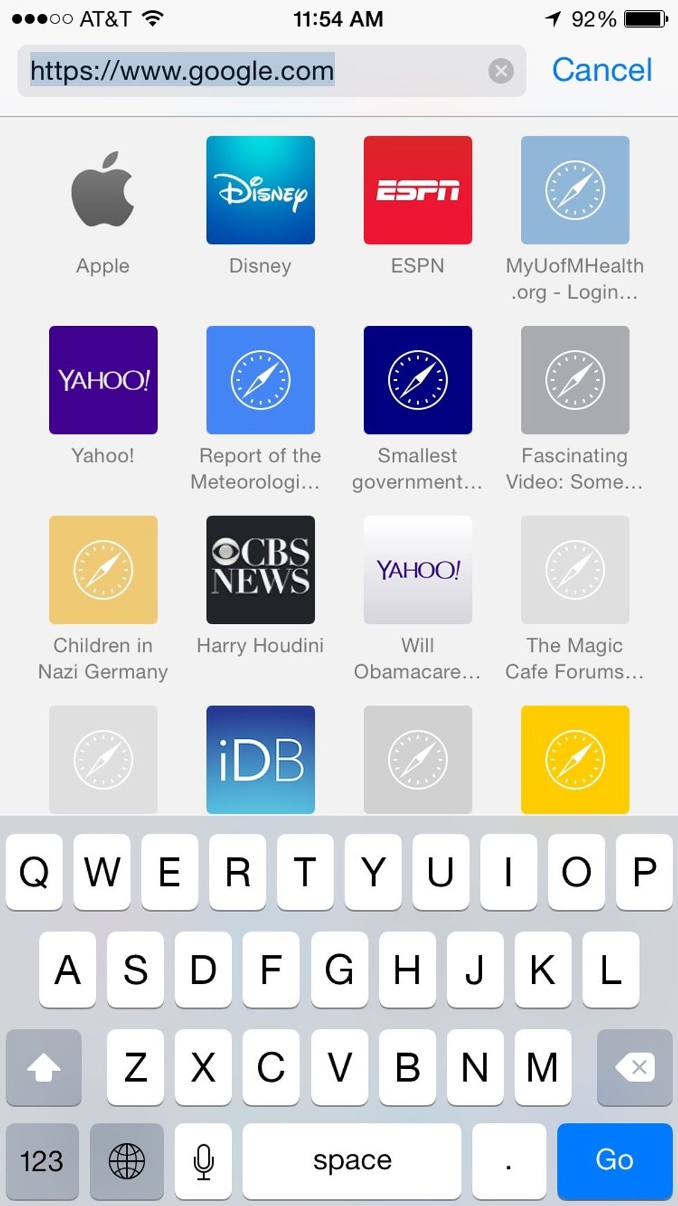 There are two ways to return to the mobile version of the site. If this first one doesn't work then use the other. Tap the address bar. The address will start with "www."