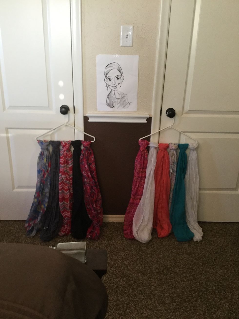 There! Both hangers filled!