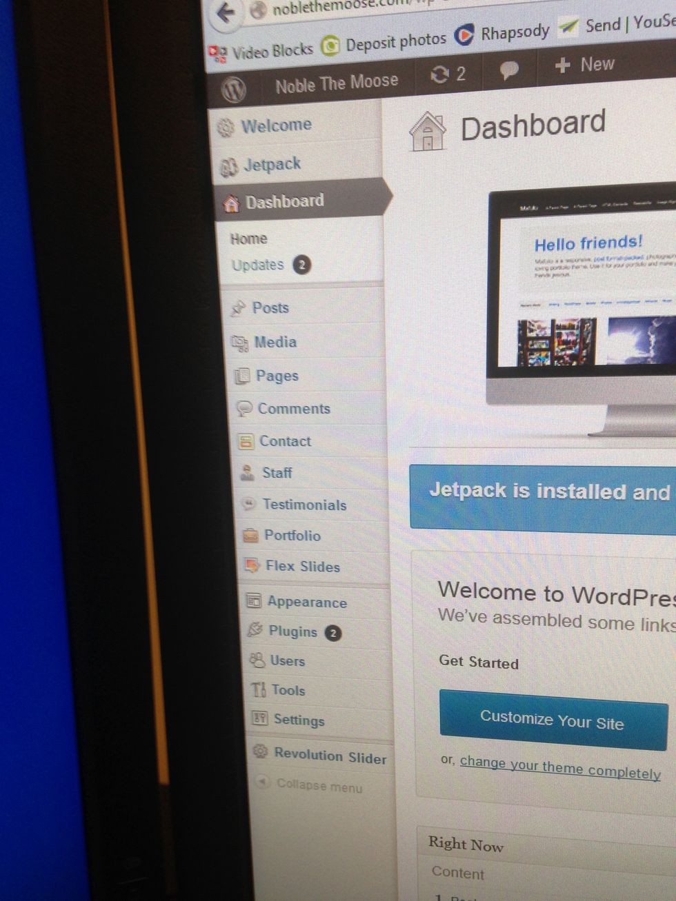There is a lot going on here. Turn your attention to the grey vertical menu on the left of the screen.