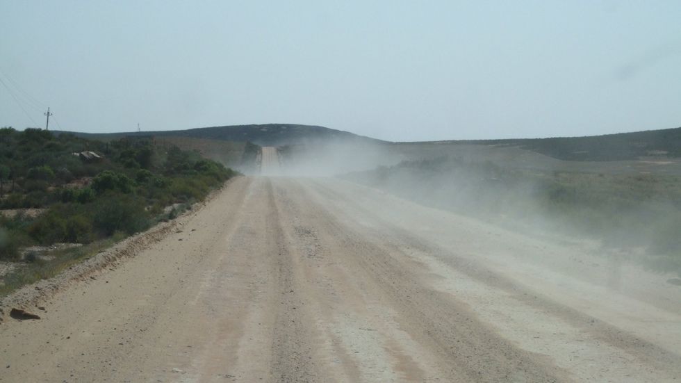 There is a lot of dust!