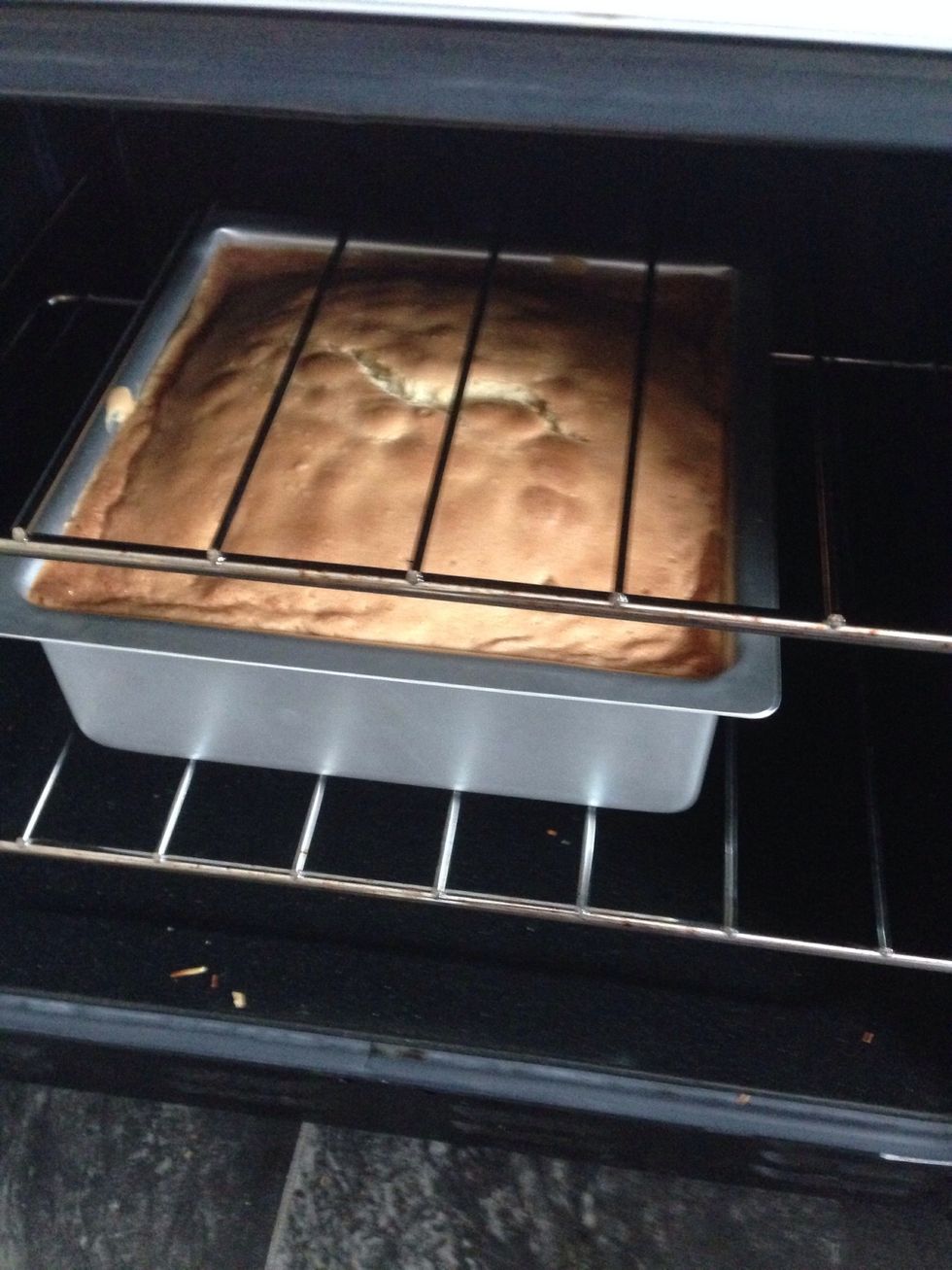 There is no specific time to bake this cake, mine has now been in for 50mins and its still not quite ready