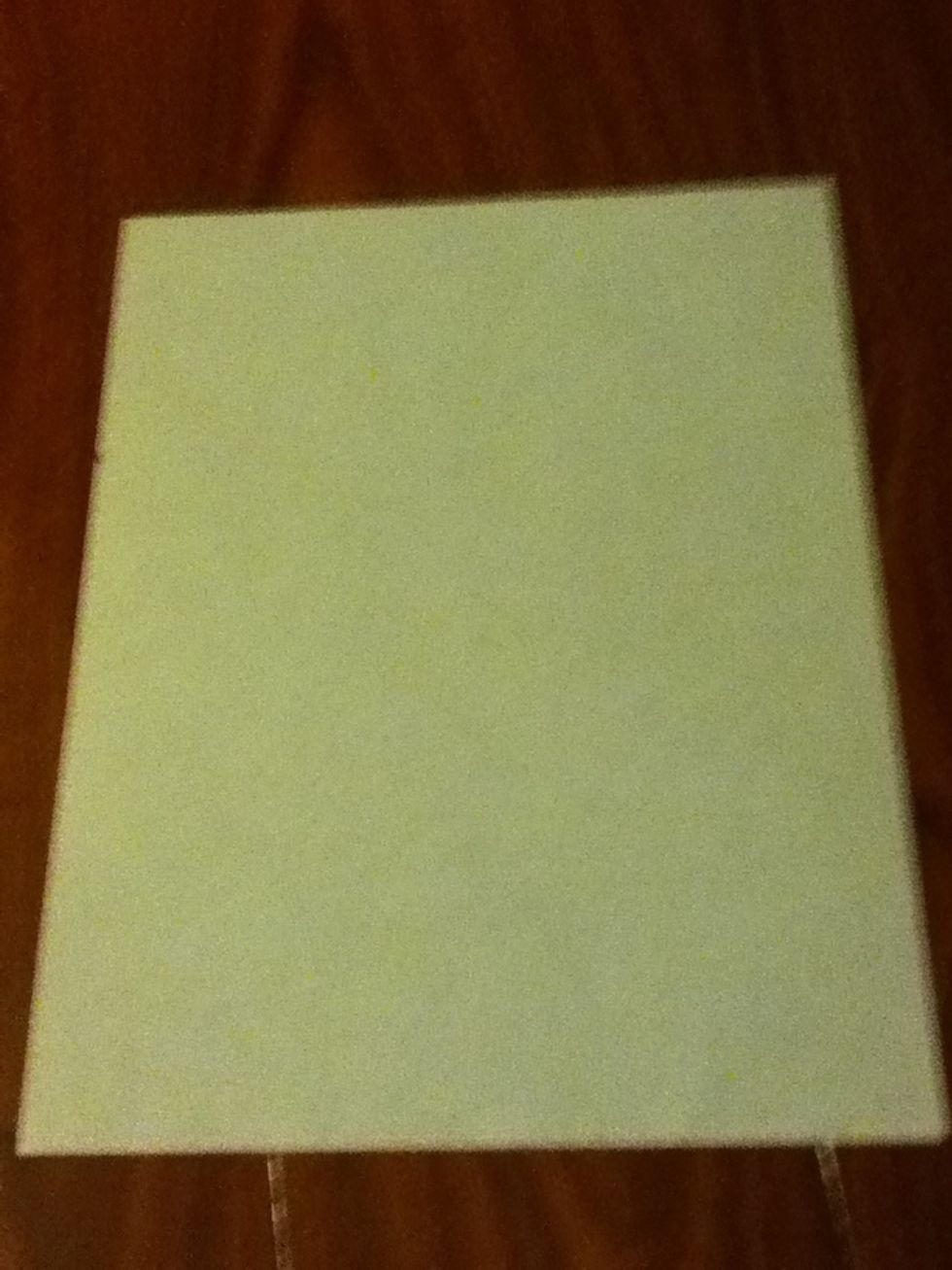 There is your supply. A piece  of printer paper.