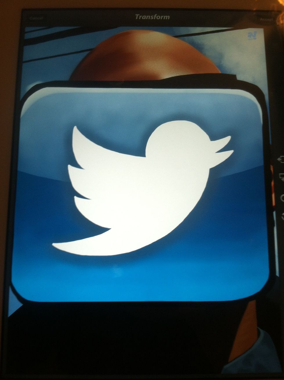 There it is in Procreate now. I can transform it by pinching or using the controls on the sidebar. I brought in a lot of app designs using this method. Let's take a look...