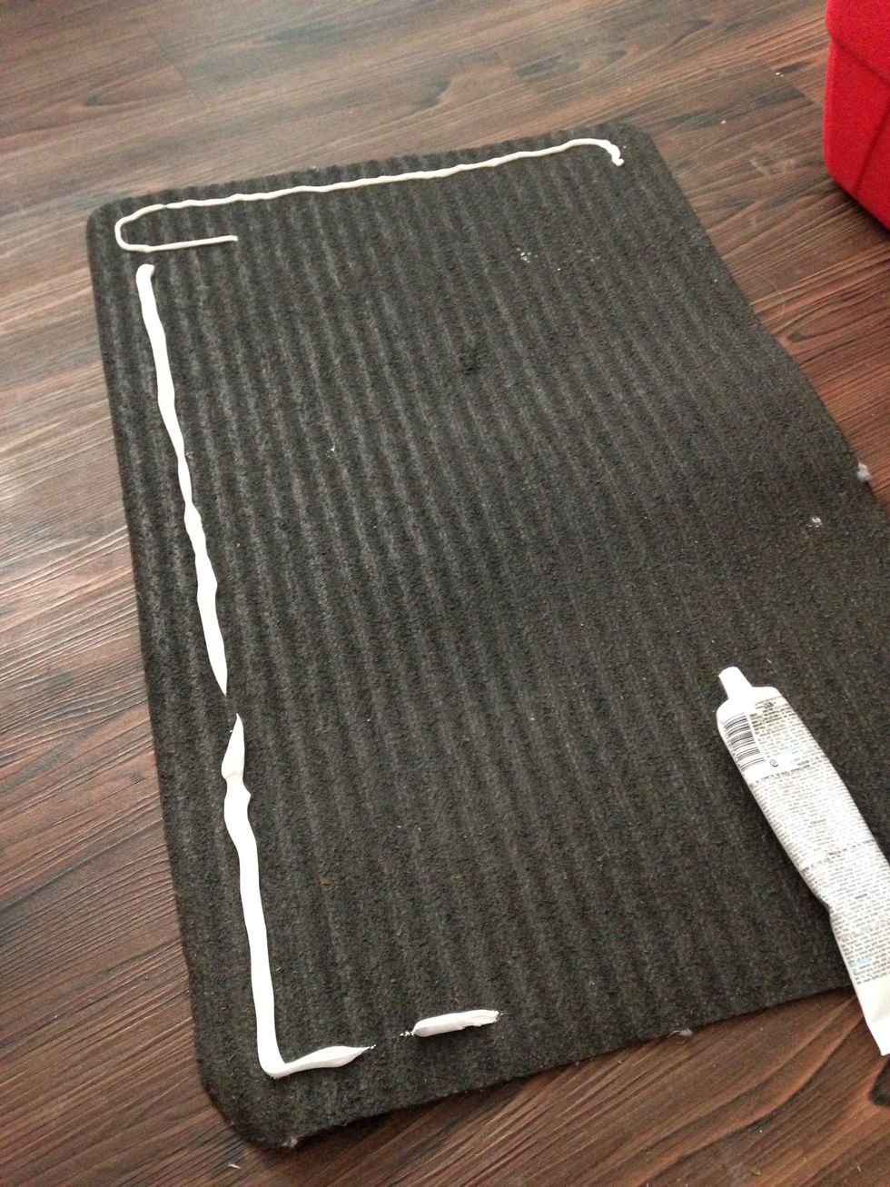 There's no exact science to this. Just start creating some rows with the caulk.