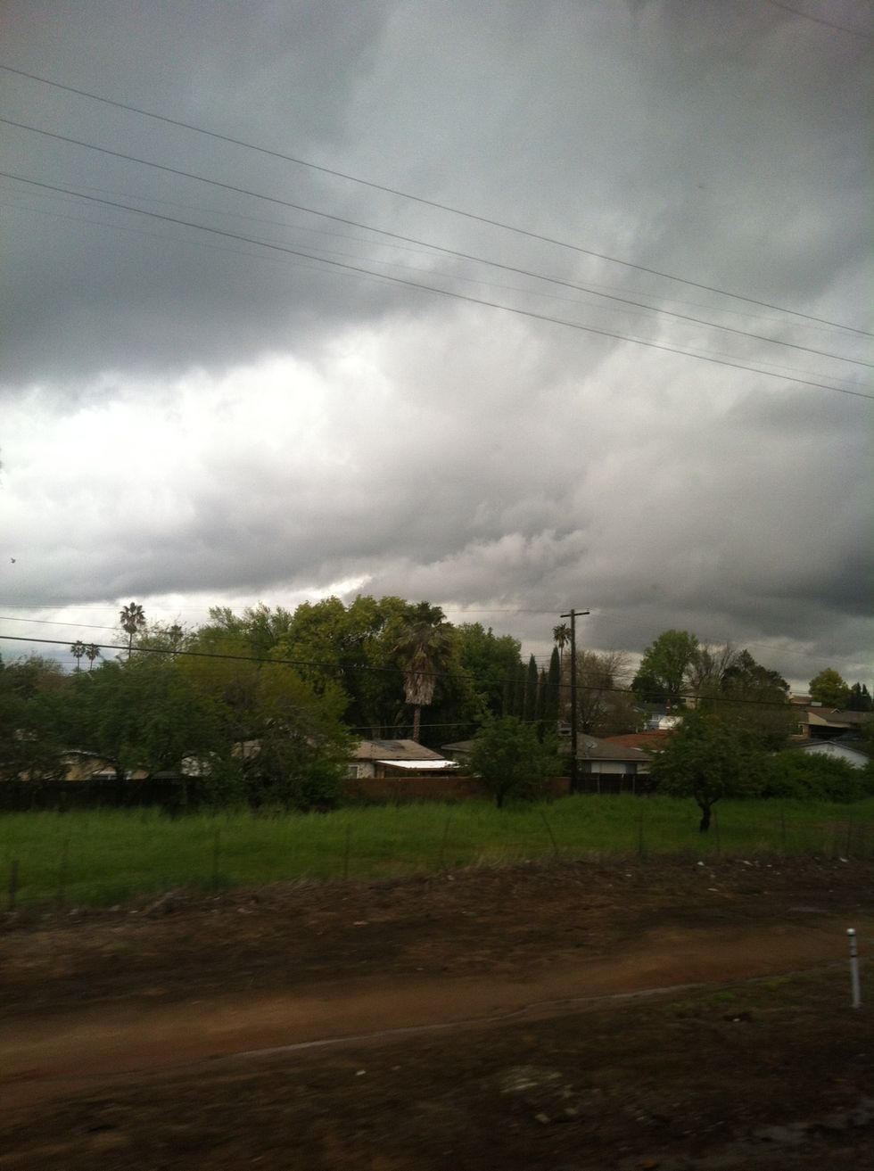 There's snow coming down in the mountains...I can feel it