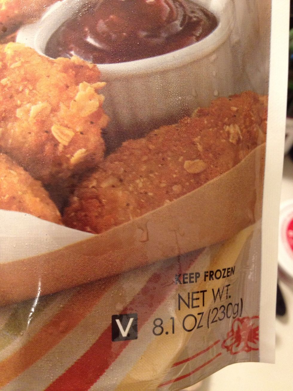 There's the "V" for vegan...