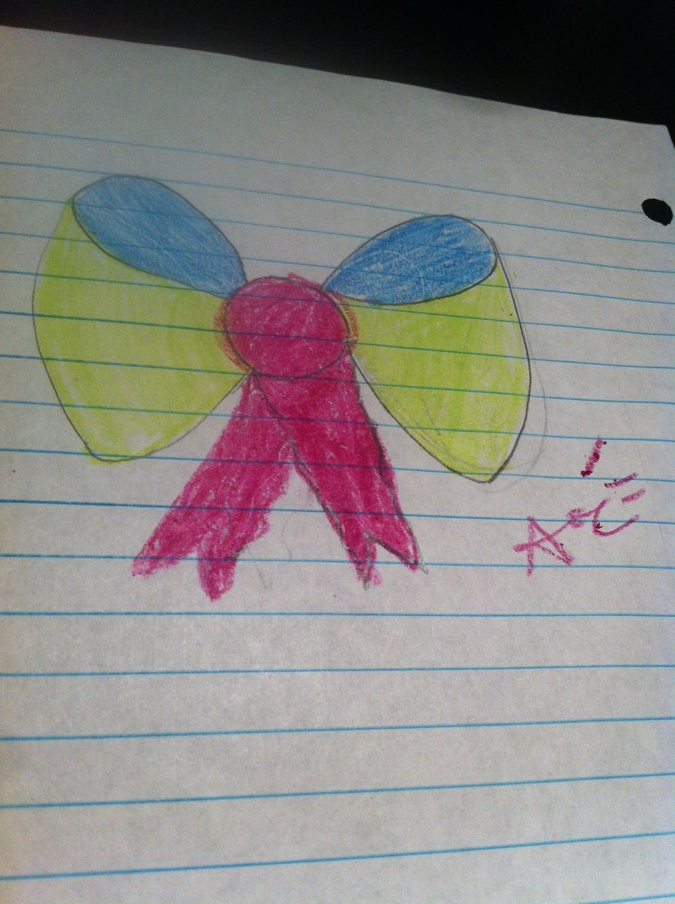 There's your final outcome, hope you enjoy your bow! \ud83c\udf80