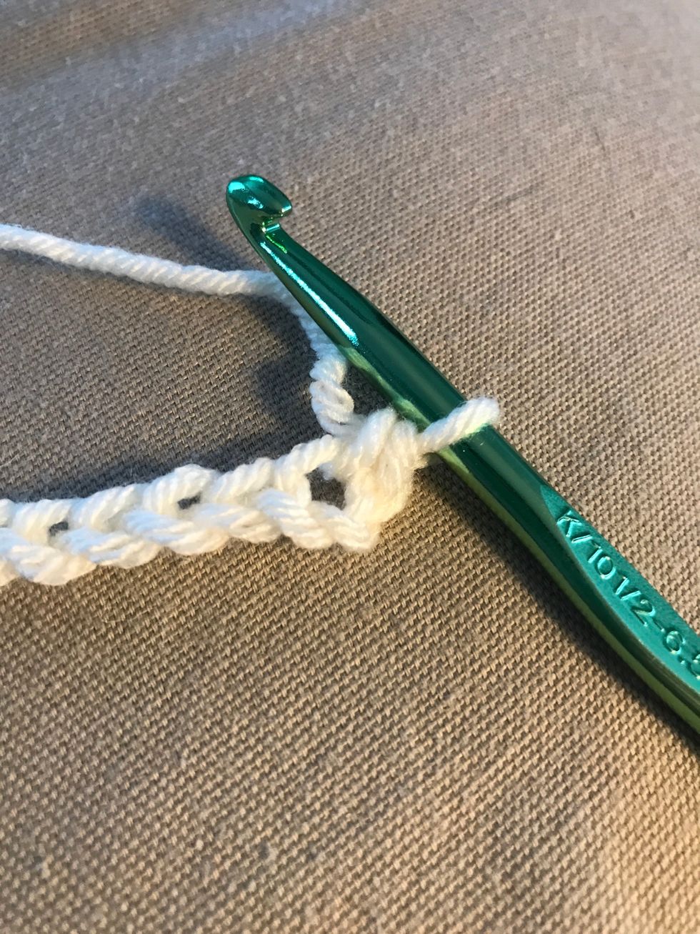 There's your first stitch