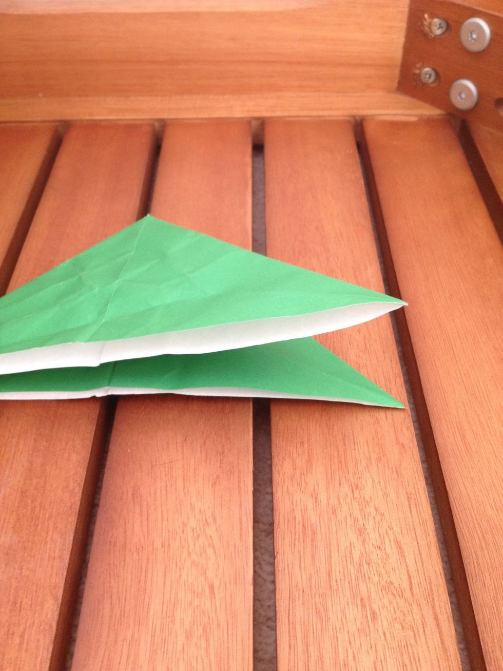 There should be a gap between two pieces.