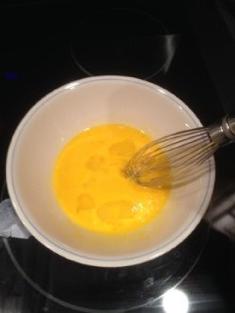 There should be a nice even color all the way through the eggs.