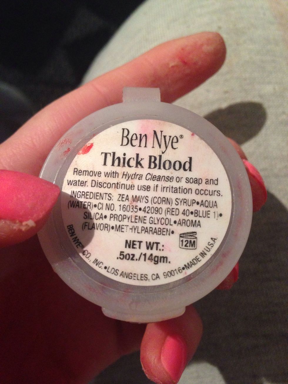 There som thick blood, any brand you want. I prefer Ben Nye or the one I make myself