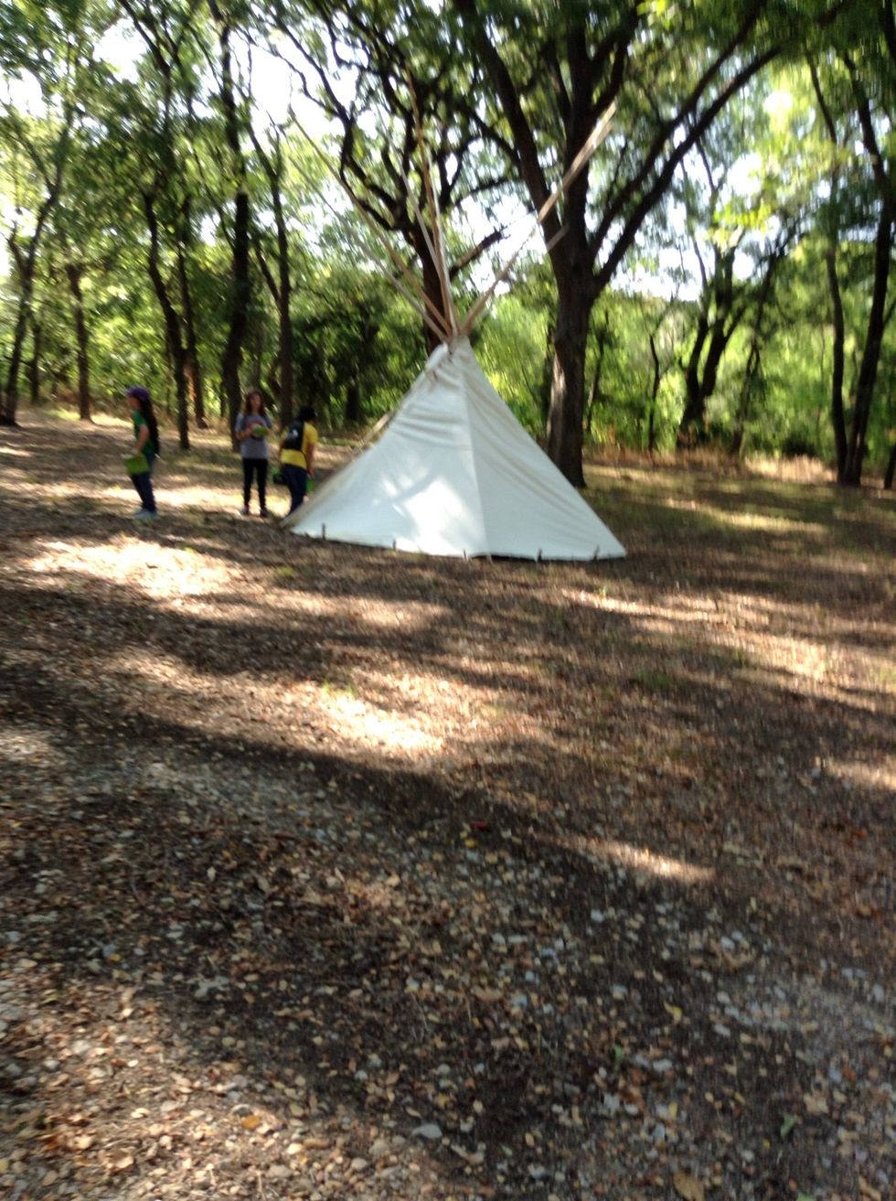 There was a tent in a random place.