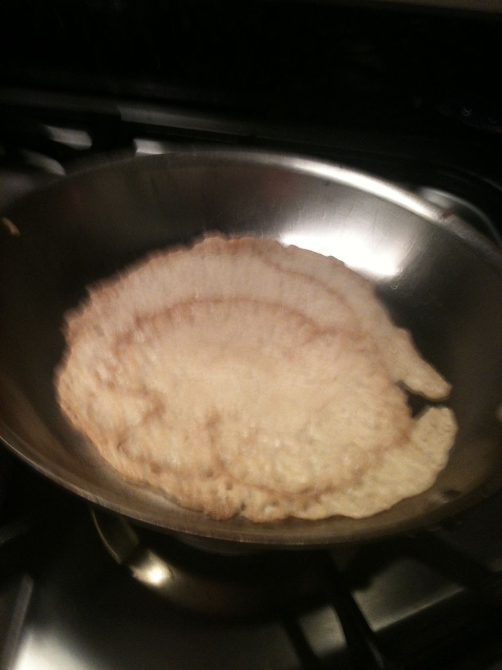 There we go!!!!! An almost perfect crepe!