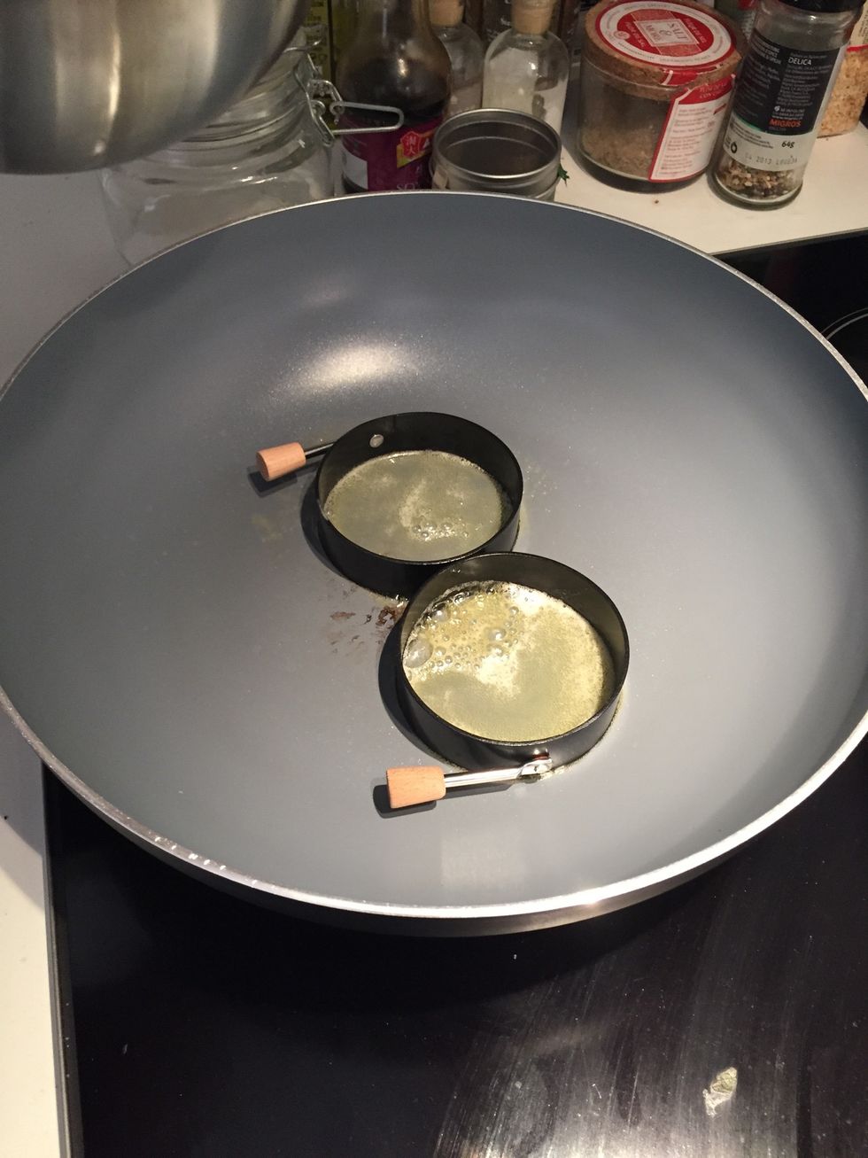 There we go.. When the butter melts..