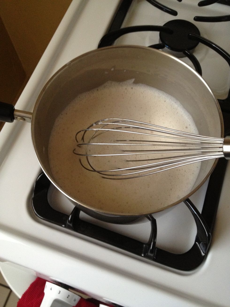 There will be just about equal part milk and foam.