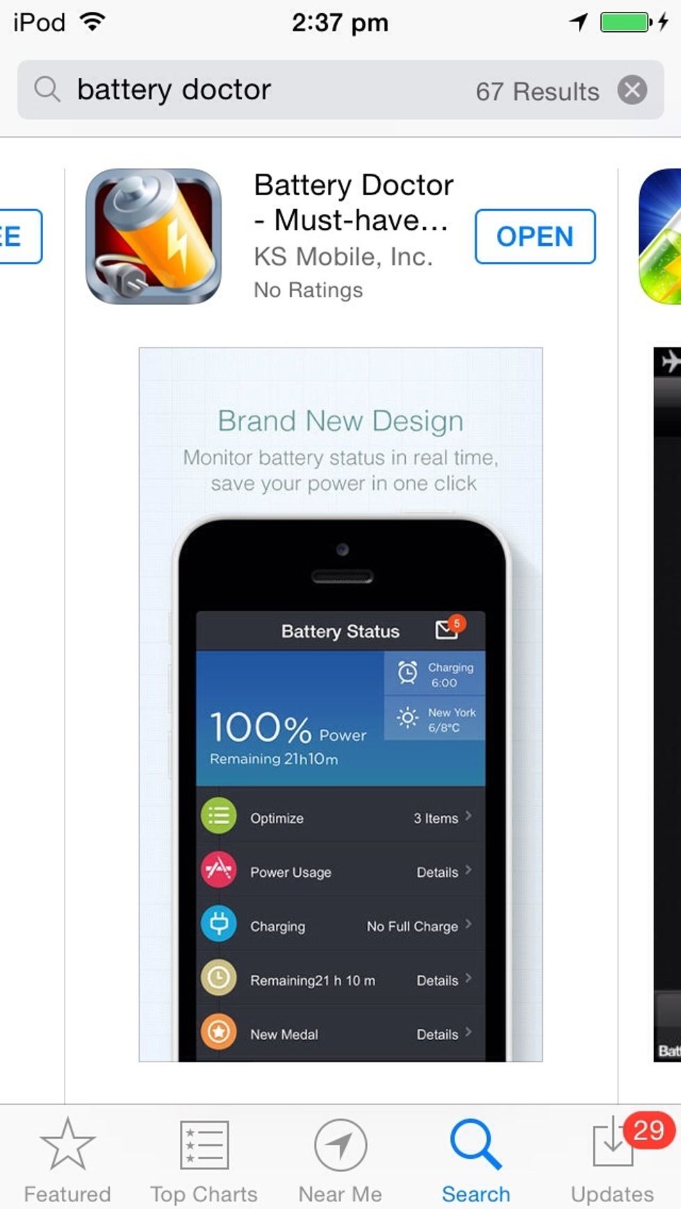 There will be multiple suggestions displayed, but you only have to download the one from KS Mobile.