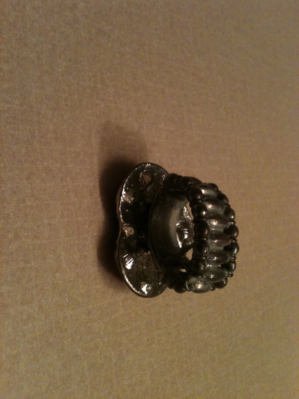 There you go! Let it dry, and then NEVER be green again!