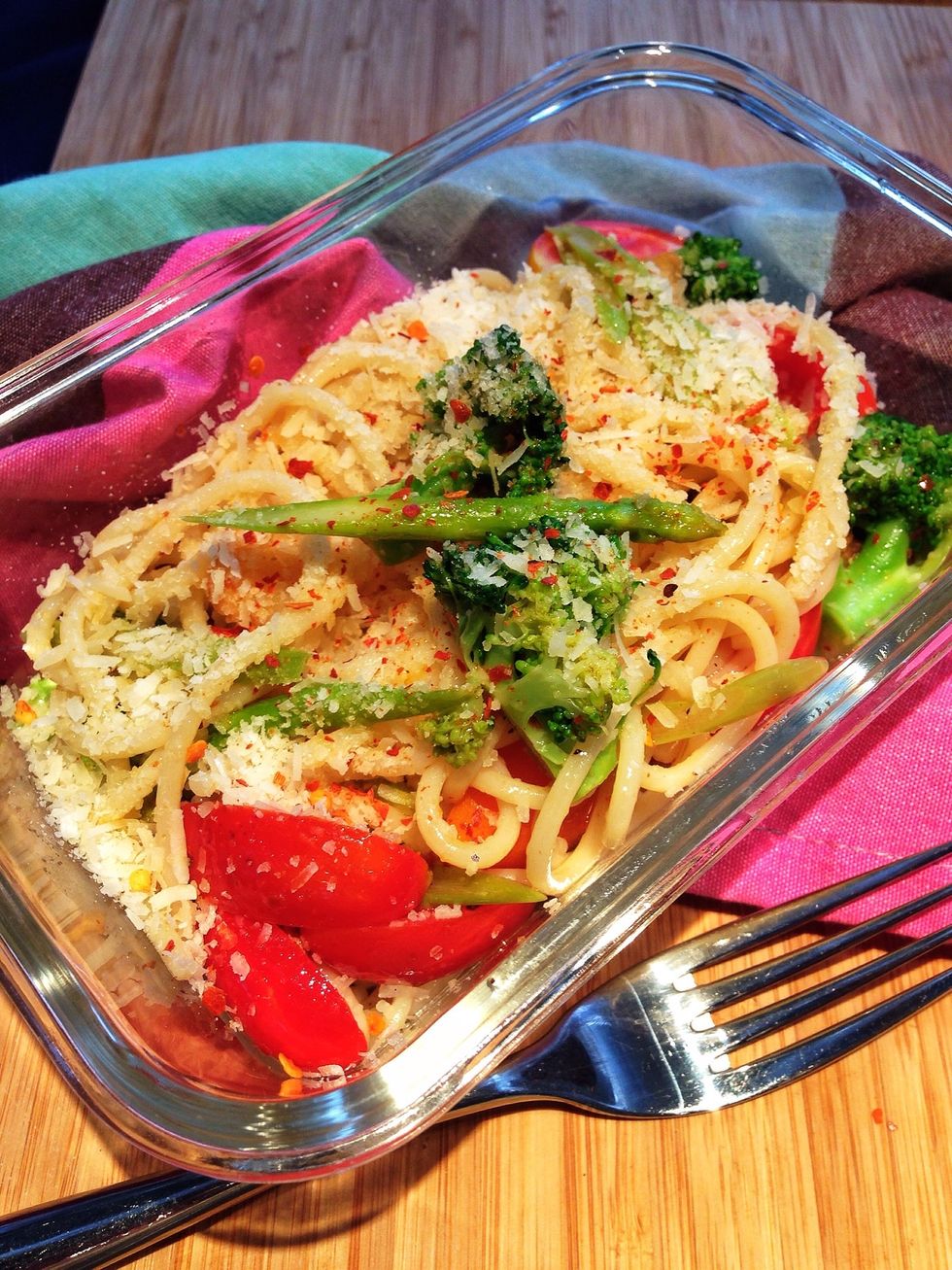 There you go. Simply quick & easy, low cost and nutritious pasta in just 20mins! Enjoy!