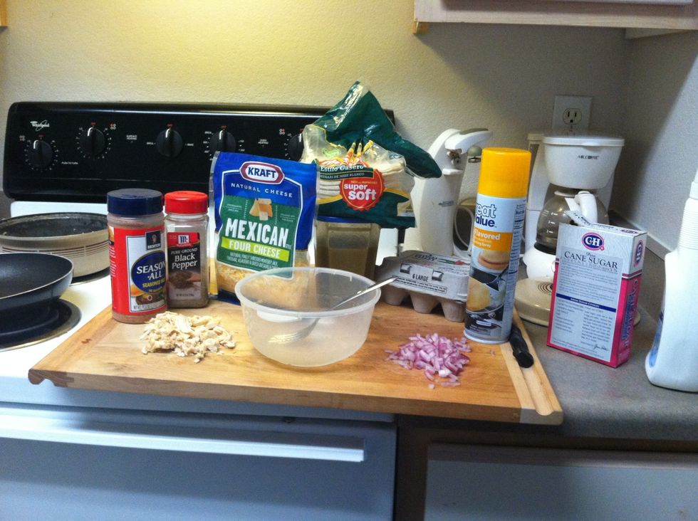 These are all the ingredients I used in this recipe. Of course your favorite brand/type may be substituted :)